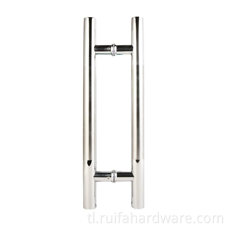 Bumalik sa likod ng mga pintuan ng pintuan ng salamin (3) Back To Back Glass Door Handles (3)